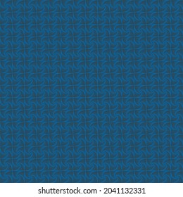 Geometric Stairs Pattern. Blue Line Seamless Vector Background