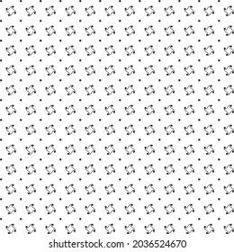 geometric star and dot pattern
