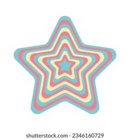 marco de fondo geométrico de la estrella, figura. Vector 