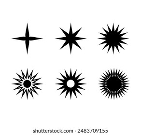 geometric star ornaments vector vectors, graphics and graphic art 
