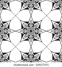 Geometric star pattern