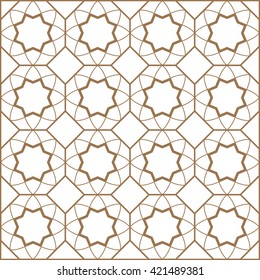Geometric Star Pattern Background.