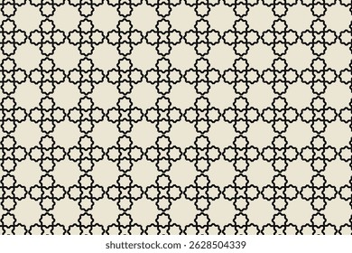 Geometric Star Pattern Seamless Vector Design