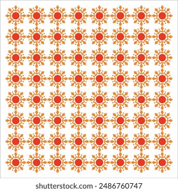 Diseño de fondo de patrón vintage de forma de estrella geométrica