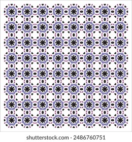 Geometric star shape vintage pattern background design
