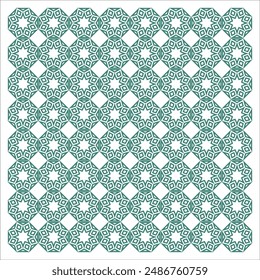 Geometric star shape vintage pattern background design
