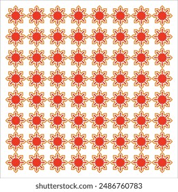 Geometric star shape vintage pattern background design