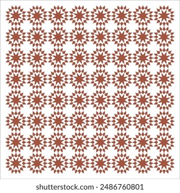 Geometric star shape vintage pattern background design