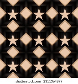 geometric star square sharp line pattern