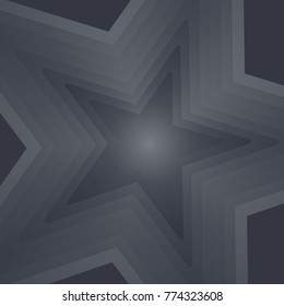Geometric Star Vector Background For Scrapbook, Posters, Web, Greeting Cards
