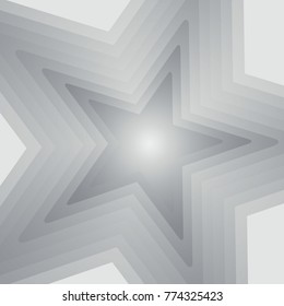 Geometric Star Vector Background For Scrapbook, Posters, Web, Greeting Cards

