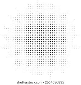 Geometrisches Starburst-Muster schwarzer Dreiecke auf weißem Hintergrund
