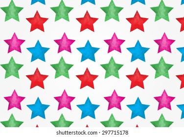 Geometric stars background.Stars pattern.Vector illustration.