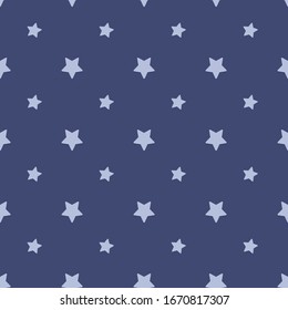 Patrón de iconos de estrellas geométricas. El fondo de las estrellas es transparente. Ilustración vectorial de patrones sin problemas