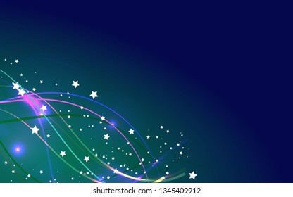 Geometric stars and lines abstract background vector