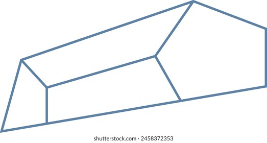 Geometric stones outline vector elements