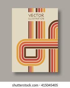 Geometric strip abstract flyers. Brochures unusual color shapes style. Design Painting elements. Line art. Wallpaper with empty space for your text. Vector illustration.
