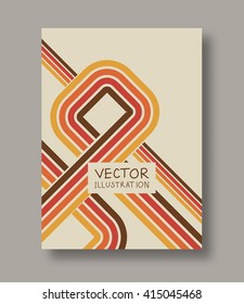 Geometric strip abstract flyers. Brochures unusual color shapes style. Design Painting elements. Line art. Wallpaper with empty space for your text. Vector illustration.