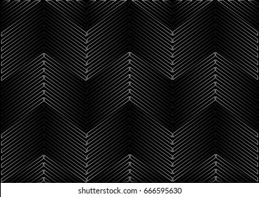 Geometric strip  pattern. - Illustration
White, Black, Dark, Background 