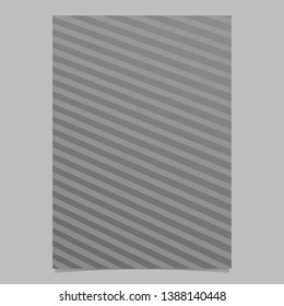 Geometric stripe flyer template - gradient vector brochure background graphic from stripes