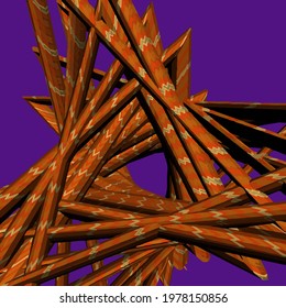 Geometric striped background. Modern stylish texture. 