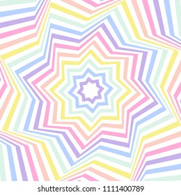 Geometric striped background, pastel rainbow spectrum colors. LGBTQ colors. Abstract geometric striped pattern, rainbow stripes. Vector illustration. Colorful wave, wavy LGBT flag.