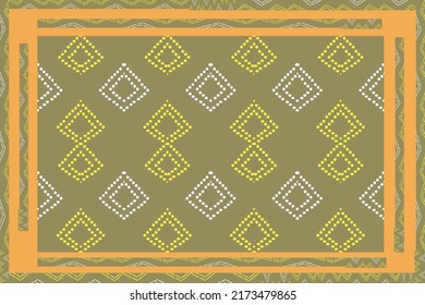 Geometric striped in fabric pattern with vintage style