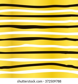 Geometric striped ornament. Vector gold seamless patterns. Modern stylish texture. Gold linear braids. Trendy gold glitter texture. Gold glittering seamless striped pattern background