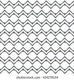 Geometric striped pattern, diamond, mesh, seamless vector background.