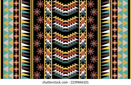 Geometric striped pattern folklore ornament. Tribal ethnic vector texture ornate elegant luxury style. Figure tribal embroidery. Aztec Indian, Scandinavian, Gypsy, Mexican, African, folk patterns.