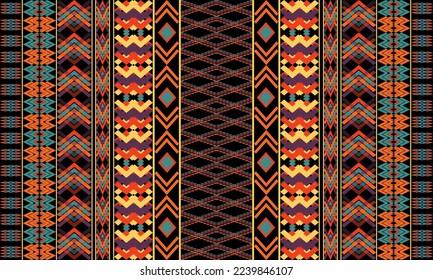 Geometric striped pattern folklore ornament. Tribal ethnic vector texture ornate elegant luxury style. Figure tribal embroidery. Aztec Indian, Scandinavian, Gypsy, Mexican, African, folk patterns.