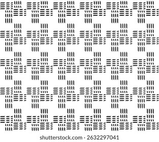 Geometric Striped Woven Motif Background