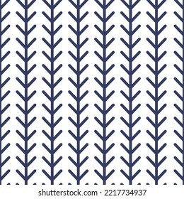 Geometric stripes with curved lines and zig zags. Decorative ornaments and simple motives. Seamless pattern, wallpaper or wrapping paper decor, textile background print. Vector in flat style
