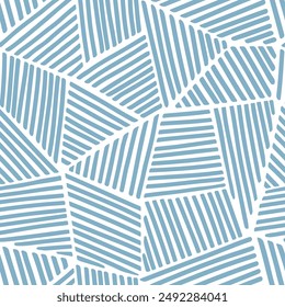 Geometrische Streifen von Doodle-Stil nahtlose Muster-Datei