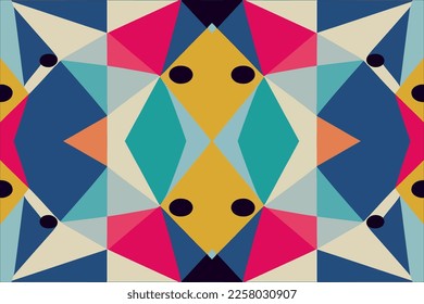 Geometric stripes pattern bright background. Abstract graphic line modern elegant minimal retro style. Design for texture textile print art background wallpaper tile backdrop vector illustration.