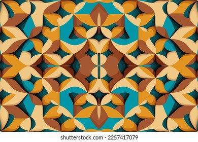 Geometric stripes pattern retro background. Abstract graphic line modern elegant minimal retro style. Design for texture textile print art background wallpaper tile backdrop vector illustration.