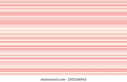 Geometric stripes seamless vector pattern with horizontal lines in varied colours, creating an abstract background. Ideal for textile design, wallpaper, or graphic prints.