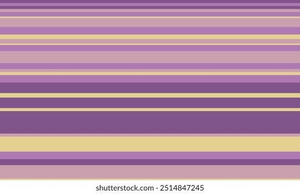 Geometric stripes seamless vector pattern with horizontal lines in varied colours, creating an abstract background. Ideal for textile design, wallpaper, or graphic prints.