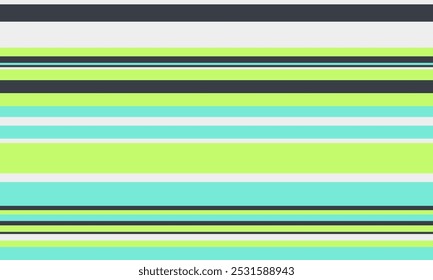 O geométrico listras padrão vetorial sem emenda com linhas horizontais em cores variadas, criando um plano de fundo abstrato. Ideal para design têxtil, papel de parede ou impressões gráficas.