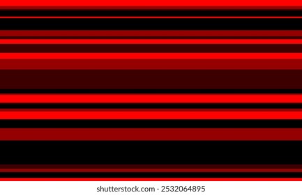 Geometric stripes seamless vector pattern with horizontal lines in varied colours, creating an abstract background. Ideal for textile design, wallpaper, or graphic prints.