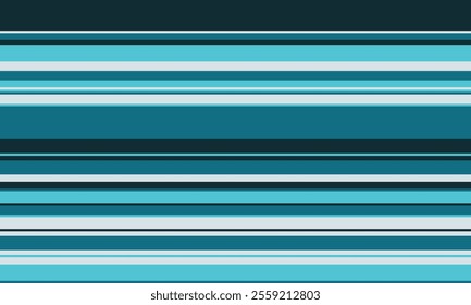 Geometric stripes seamless vector pattern with horizontal lines in varied colours, creating an abstract background. Ideal for textile design, wallpaper, or graphic prints.