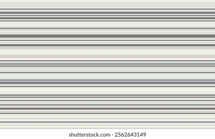 Geometric stripes seamless vector pattern with horizontal lines in varied colours, creating an abstract background. Ideal for textile design, wallpaper, or graphic prints.