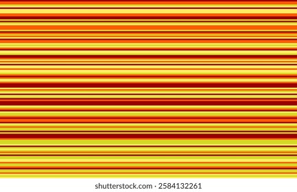 Geometric stripes seamless vector pattern with horizontal lines in varied colours, creating an abstract background. Ideal for textile design, wallpaper, or graphic prints.