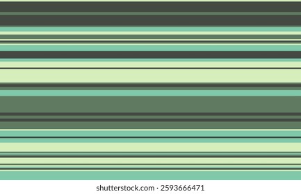 Geometric stripes seamless vector pattern with horizontal lines in varied colours, creating an abstract background. Ideal for textile design, wallpaper, or graphic prints.