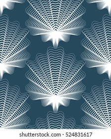 Geometric stripy seamless pattern, bright vector abstract background. Graphic symmetric ornament.