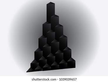 The geometric structure abstract design, Eps 10 vector