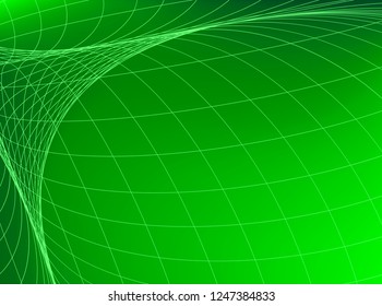 Geometric structure network in green space. Abstract background.