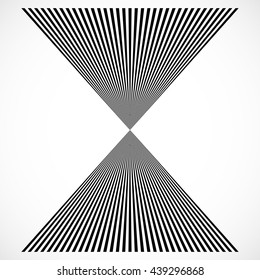 Geometric structure of vertical lines, stripes. Abstract monochrome element