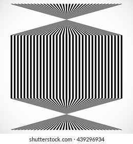 Geometric structure of vertical lines, stripes. Abstract monochrome element