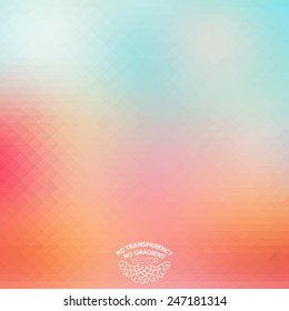 Geometric style abstract colorful vector background, ideal for beauty and fashion concept designs.
